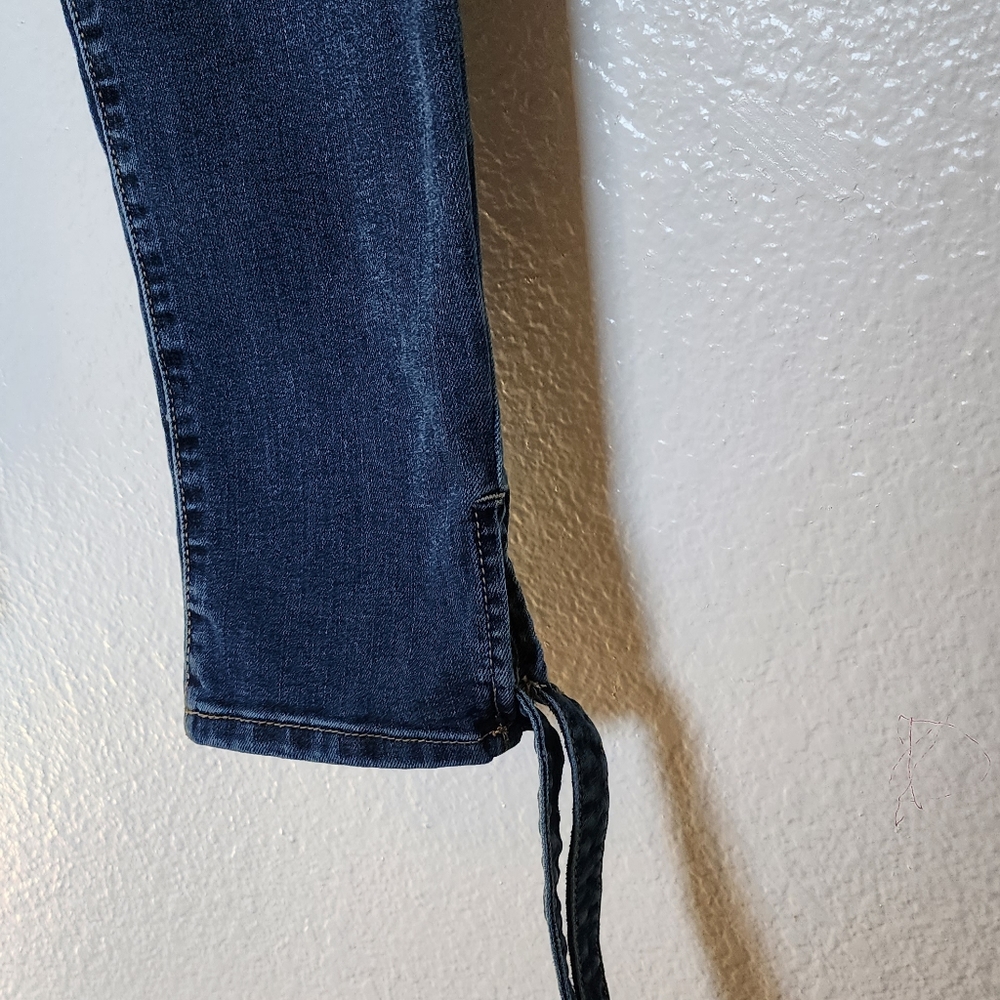 St John's Bay Skinny Leg Ankle Tie Size 12 - Picture 4 of 9